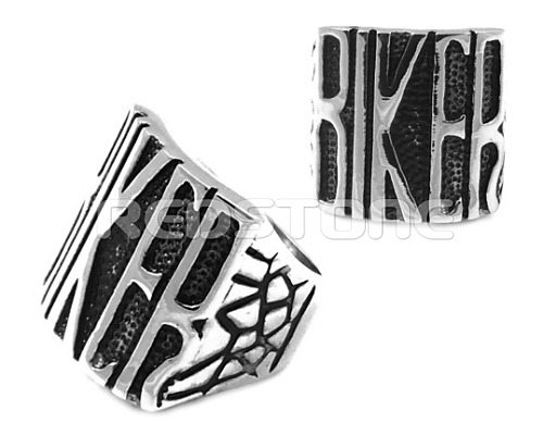 Ocelový prsten BIKER SS1194